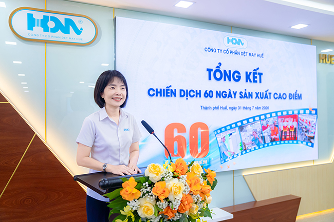 Dệt May Huế tri ân người lao động sau chiến dịch 60 ngày cao điểm